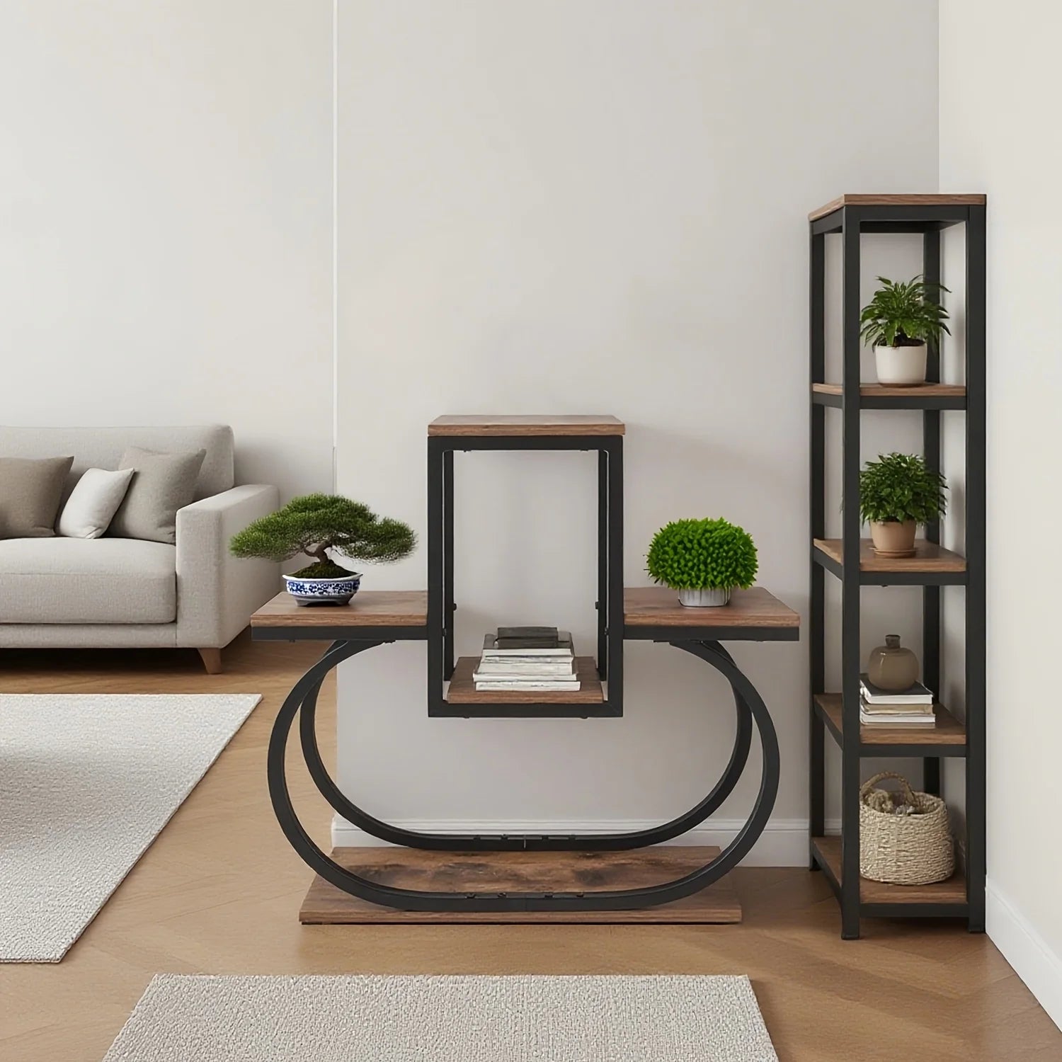 Suporte de Plantas Quadrado 5 Níveis