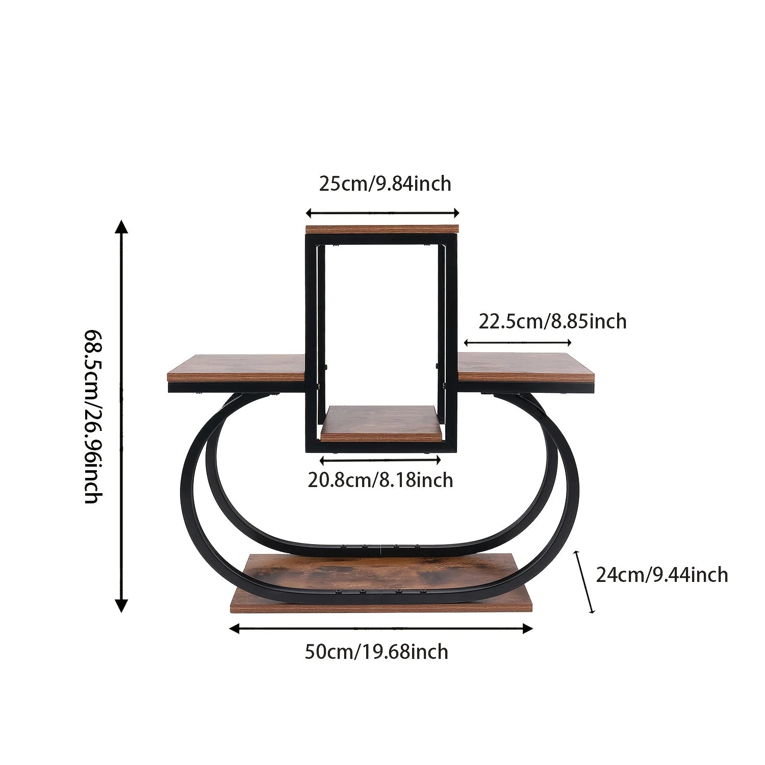 Suporte de Plantas Quadrado 5 Níveis
