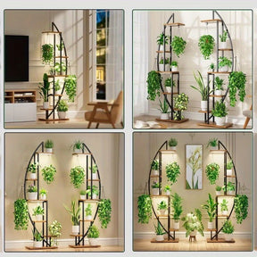 Suporte Curvo para Plantas 6 Níveis