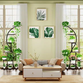 Suporte de Plantas com Luz de Crescimento – 8 Níveis