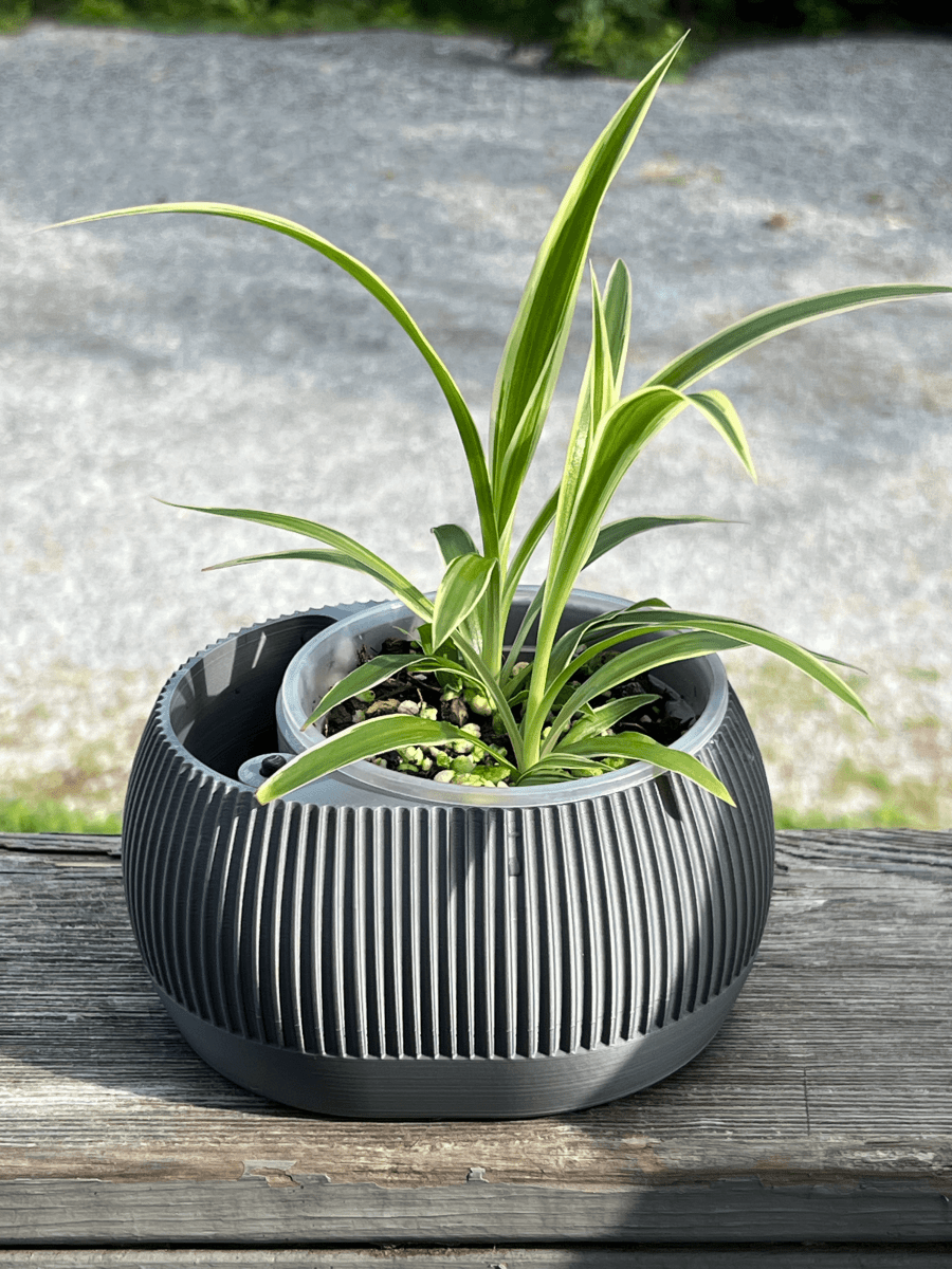 Vaso Autoirrigável com Nível de Água - Iris